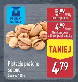 ALDI Pistacje prażone solone Aldi oferta