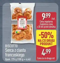 ALDI Serca z ciasta francuskiego BISCOTTO oferta