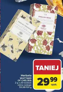 Carrefour Market Herbata WHITTARD OF CHELSEA Earl Grey oferta
