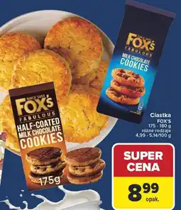 Carrefour Market Ciastka FOX'S różne rodzaje oferta