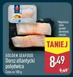 ALDI Dorsz atlantycki polędwica GOLDEN SEAFOOD oferta