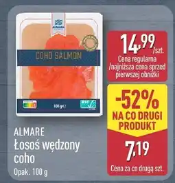 ALDI Łosoś wędzony coho ALMARE oferta