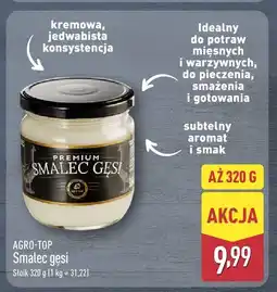 ALDI Smalec gęsi Premium AGRO-TOP oferta