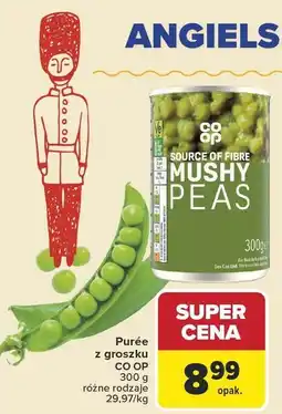 Carrefour Market Purée z groszku MUSHY PEAS CO-OP 300g oferta