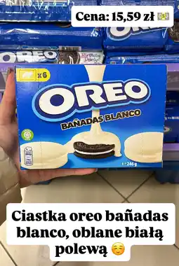 Dino Ciastka Oreo Bañadas Blanco oferta