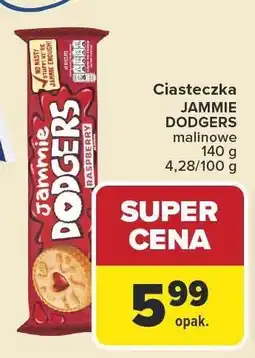 Carrefour Ciasteczka JAMMIE DODGERS malinowe 140g oferta