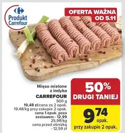 Carrefour Mięso mielone z indyka Carrefour oferta