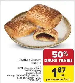 Carrefour Ciastko z kremem Biscoff oferta