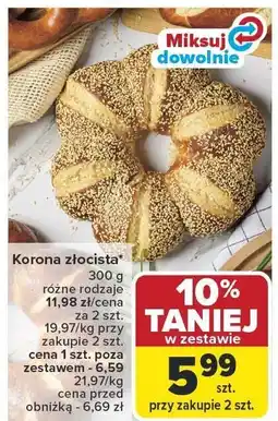 Carrefour Korona złocista Carrefour oferta
