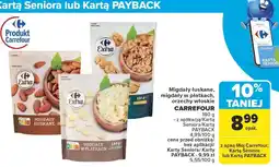 Carrefour Migdały łuskane, migdały w płatkach, orzechy włoskie CARREFOUR oferta