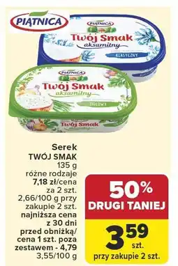 Carrefour Serek TWÓJ SMAK oferta