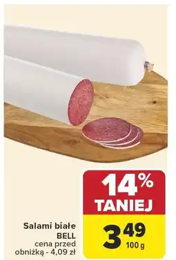 Carrefour Salami białe BELL oferta
