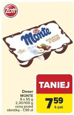 Carrefour Deser MONTE ZOTT oferta