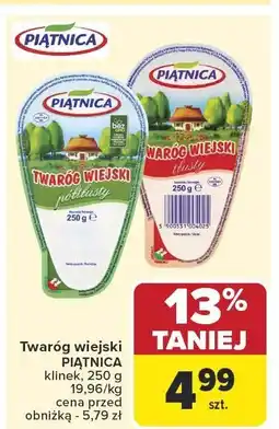 Carrefour Twaróg wiejski PIĄTNICA kliniek 250g oferta