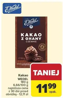 Carrefour Kakao WEDEL 180 g E.WEDEL oferta