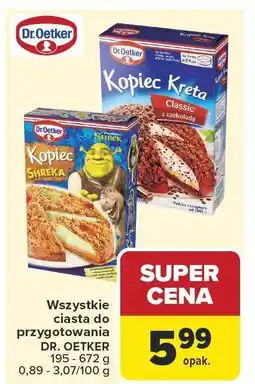 Carrefour Wszystkie ciasta do przygotowania DR. OETKER 0,3 - 0,6 kg oferta