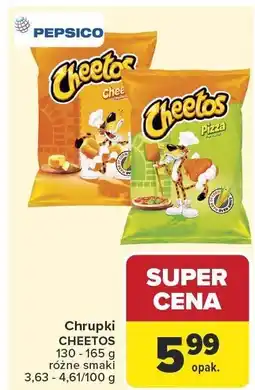 Carrefour Chrupki CHEETOS 130 - 165 g różne smaki oferta