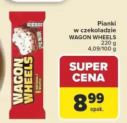 Carrefour Pianki w czekoladzie WAGON WHEELS oferta