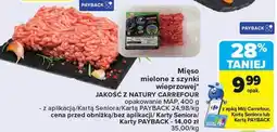 Carrefour Mięso mielone z szynki wieprzowej JAKOŚĆ Z NATURY CARREFOUR oferta