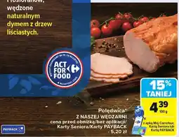 Carrefour Polędwica Z NASZEJ WĘDZARNI oferta