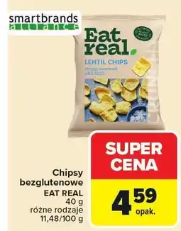 Carrefour Chipsy bezglutenowe EAT REAL 40g oferta