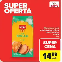 Carrefour Mieszanka mąki do pieczenia chleba bezglutenowa SCHÄR 1kg oferta