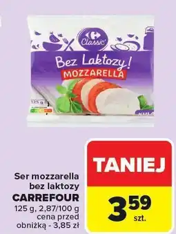 Carrefour Ser mozzarella bez laktozy CARREFOUR oferta