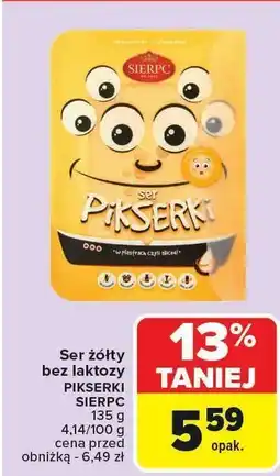 Carrefour Ser żółty bez laktozy PIKSERKI SIERPC oferta