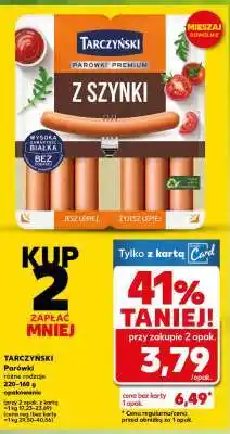 Kaufland TARCZYŃSKI Parówki oferta