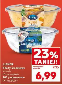 Kaufland LISNER Filety śledziowe oferta