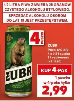 Kaufland Żubr oferta