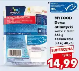 Kaufland MYFOOD Dorsz atlantycki kostki z fileta 368 g opakowanie oferta