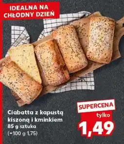 Kaufland Ciabatta z kapustą kiszoną i kminkiem oferta