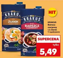 Kaufland KRAKUS Barszcz czerwony lub Żurek 1l opakowanie oferta