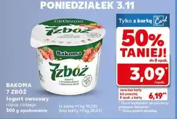 Kaufland BAKOMA 7 ZBÓŻ Jogurt owocowy oferta