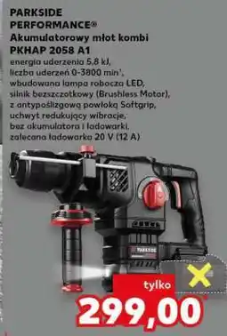 Kaufland PARKSIDE PERFORMANCE Akumulatorowy młot kombi PKHAP 2058 A1 oferta