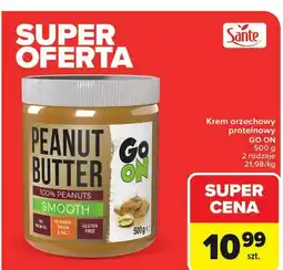 Carrefour Krem orzechowy proteinowy GO ON 500g Sante oferta