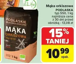 Carrefour Mąka orkiszowa PODLASKIE typ 550 1kg oferta