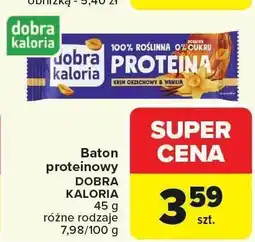 Carrefour Baton proteinowy DOBRA KALORIA 45g oferta