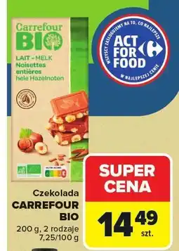 Carrefour Czekolada CARREFOUR BIO oferta