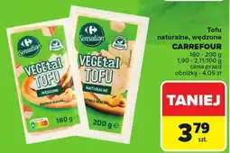 Carrefour Tofu naturalne, wędzone CARREFOUR oferta