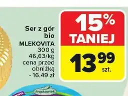 Carrefour Ser z gór bio MLEKOVITA oferta