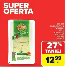Carrefour Ser bio GORGONZOLA CASTELLI oferta