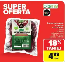 Carrefour Buraki gotowane na parze A TO DOBRE! 500g bione oferta