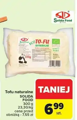 Carrefour Tofu naturalne Solida Food oferta