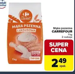Globi Mąka pszenna luksusowa Carrefour Classic oferta
