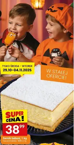 Twój Market Sernik babuni, 1 kg Białecki Cukiernia oferta