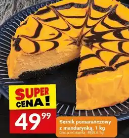 Twój Market Sernik pomarańczowy z mandarynką, 1 kg Białecki Cukiernia oferta