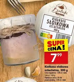 Twój Market Kiełbasa stolikowa szlachetna, 300 g Białecki Wędzarnia oferta