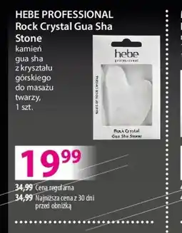 Hebe HEBE PROFESSIONAL Rock Crystal Gua Sha Stone oferta